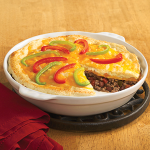 Chili Cheeseburger Pie