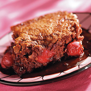 Cherry Chocolate Pudding Cake