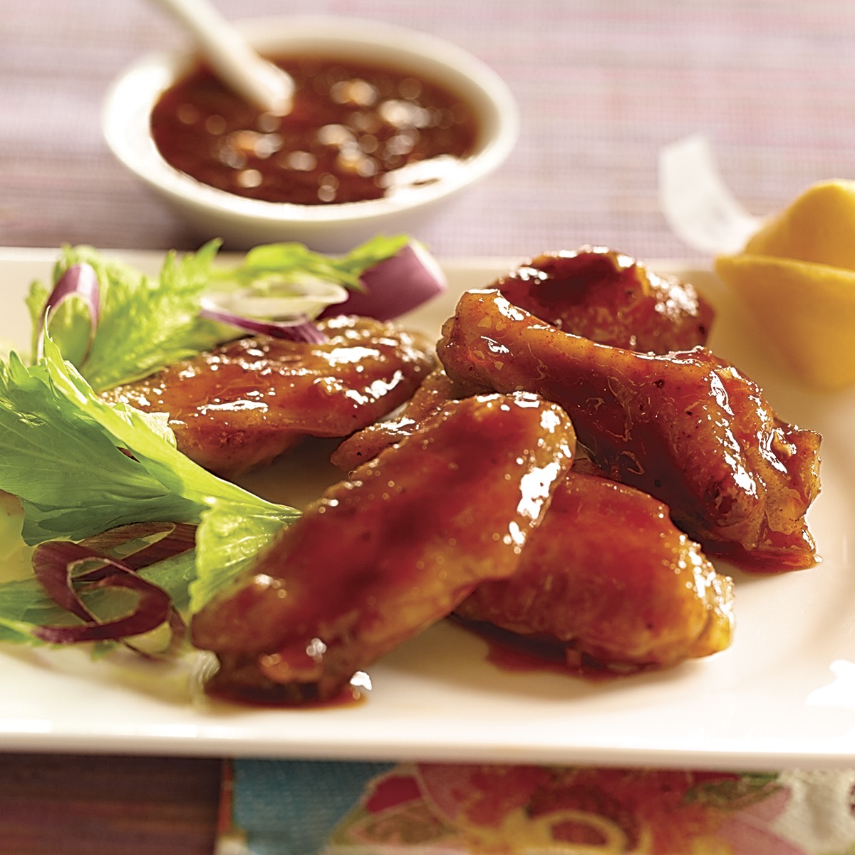 Chicken Wings with Sweet Chili Glaze